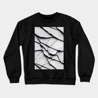 Luxurious White Marble Stone Pattern #13 Crewneck Sweatshirt